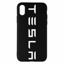 Чехол для iPhone X/Xs Тесла - PrintSalon