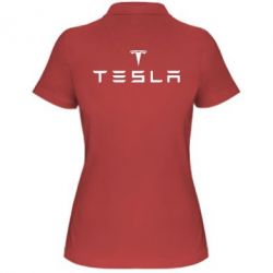 Женское поло Tesla - PrintSalon