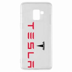 Чехол для Samsung A8+ 2018 Tesla - PrintSalon