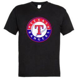Чоловіча футболка з V-подібним вирізом Texas Rangers - PrintSalon