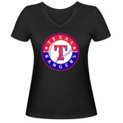 Жіноча футболка з V-подібним вирізом Texas Rangers - PrintSalon