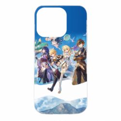 Чехол для iPhone 14 Pro Teyvat Genshin Impact - PrintSalon