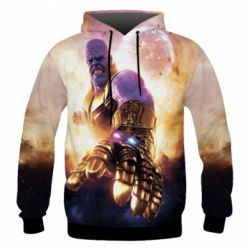 Мужское 3D худи Thanos, Avengers - PrintSalon