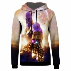 Жіноче 3D худі Thanos, Avengers-PrintSalon Жіноче 3D худі Thanos, Avengers