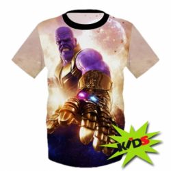 Дитяча 3D футболка Thanos, Avengers-PrintSalon Дитяча 3D футболка Thanos, Avengers
