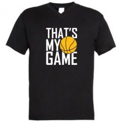 Чоловіча футболка з V-подібним вирізом that's My Game