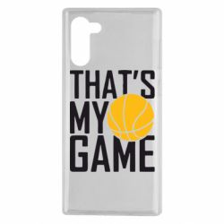 Чохол для Samsung Note 10 that's My Game