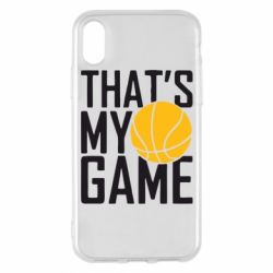 Чохол для iPhone X/Xs that's My Game