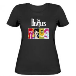 Женская футболка The Beatles Logo - PrintSalon