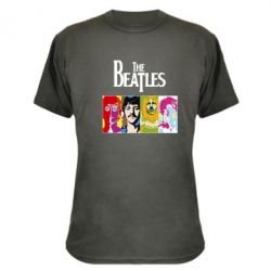 Камуфляжная футболка The Beatles Logo - PrintSalon