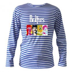 Тельняшка с длинным рукавом The Beatles Logo - PrintSalon
