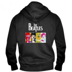 Мужское худи на молнии The Beatles Logo - PrintSalon