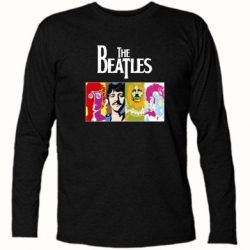 Футболка с длинным рукавом The Beatles Logo - PrintSalon