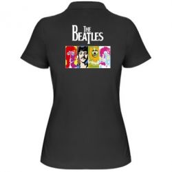 Женское поло The Beatles Logo - PrintSalon