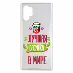 Чехол для Samsung Note 10 Plus The best grandma in the world - PrintSalon