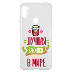 Чехол для Samsung A11/M11 The best grandma in the world - PrintSalon