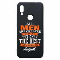 Чехол для Xiaomi Redmi 7 The best men are born in August - PrintSalon