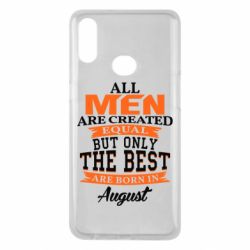 Чехол для Samsung A10s The best men are born in August - PrintSalon