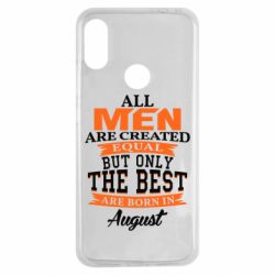 Чехол для Xiaomi Redmi Note 7 The best men are born in August - PrintSalon