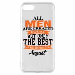 Чехол для iPhone SE 2020 The best men are born in August - PrintSalon