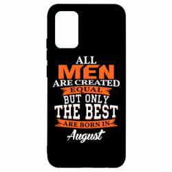 Чехол для Samsung A02s/M02s The best men are born in August - PrintSalon