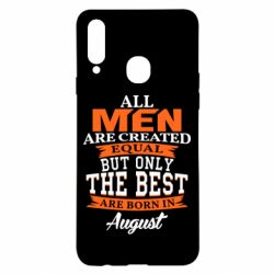 Чехол для Samsung A20s The best men are born in August - PrintSalon