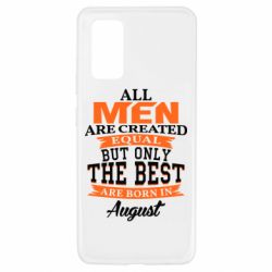 Чехол для Samsung A32 4G The best men are born in August - PrintSalon