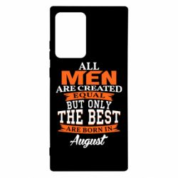 Чехол для Samsung Note 20 Ultra The best men are born in August - PrintSalon