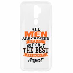Чехол для Oppo A5/A9 2020 The best men are born in August - PrintSalon
