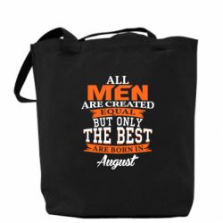 Эко-сумка The best men are born in August - PrintSalon