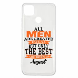 Чехол для Xiaomi Redmi 9c The best men are born in August - PrintSalon