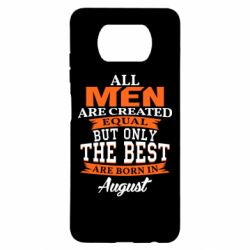 Чехол для Xiaomi Poco X3 The best men are born in August - PrintSalon