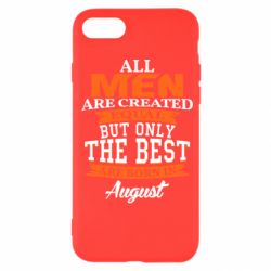 Чехол для iPhone SE 2022 The best men are born in August - PrintSalon
