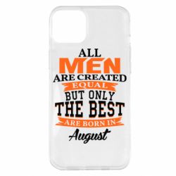 Чехол для iPhone 14 Plus The best men are born in August - PrintSalon