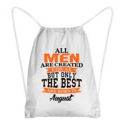 Рюкзак-мешок The best men are born in August - PrintSalon
