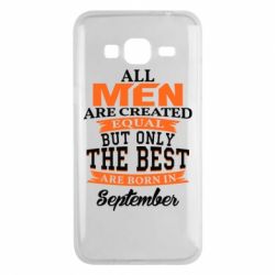 Чехол для Samsung J3 2016 The best men are born in September-PrintSalon Чехол для Samsung J3 2016 The best men are born in September