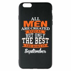 Чохол для iPhone 6 Plus/6S Plus The best men are born in September - PrintSalon