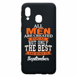 Чехол для Samsung A40 The best men are born in September