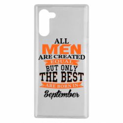 Чохол для Samsung Note 10 The best men are born in September - PrintSalon
