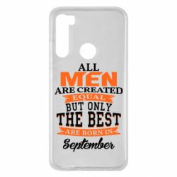 Чохол для Xiaomi Redmi Note 8 The best men are born in September - PrintSalon