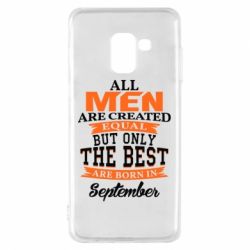 Чехол для Samsung A8 2018 The best men are born in September