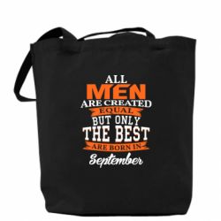 Торба The best men are born in September - PrintSalon