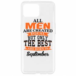 Чохол для Oppo Reno 4 Lite The best men are born in September - PrintSalon