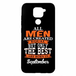 Чохол для Xiaomi Redmi Note 9 / Redmi 10X The best men are born in September - PrintSalon