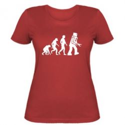 Женская футболка The Bing Bang theory Evolution - PrintSalon
