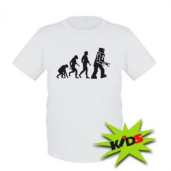 Детская футболка The Bing Bang theory Evolution - PrintSalon
