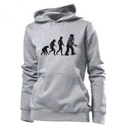 Женское худи The Bing Bang theory Evolution - PrintSalon