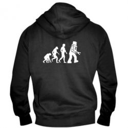 Мужское худи на молнии The Bing Bang theory Evolution - PrintSalon