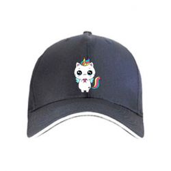 Кепка The cat is unicorn - PrintSalon