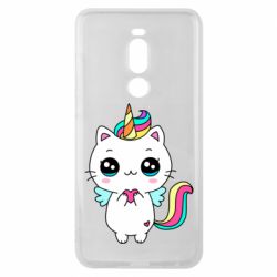 Чехол для Meizu Note 8 The cat is unicorn - PrintSalon